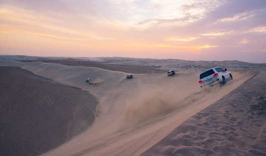 Dunes On A Desert Safari